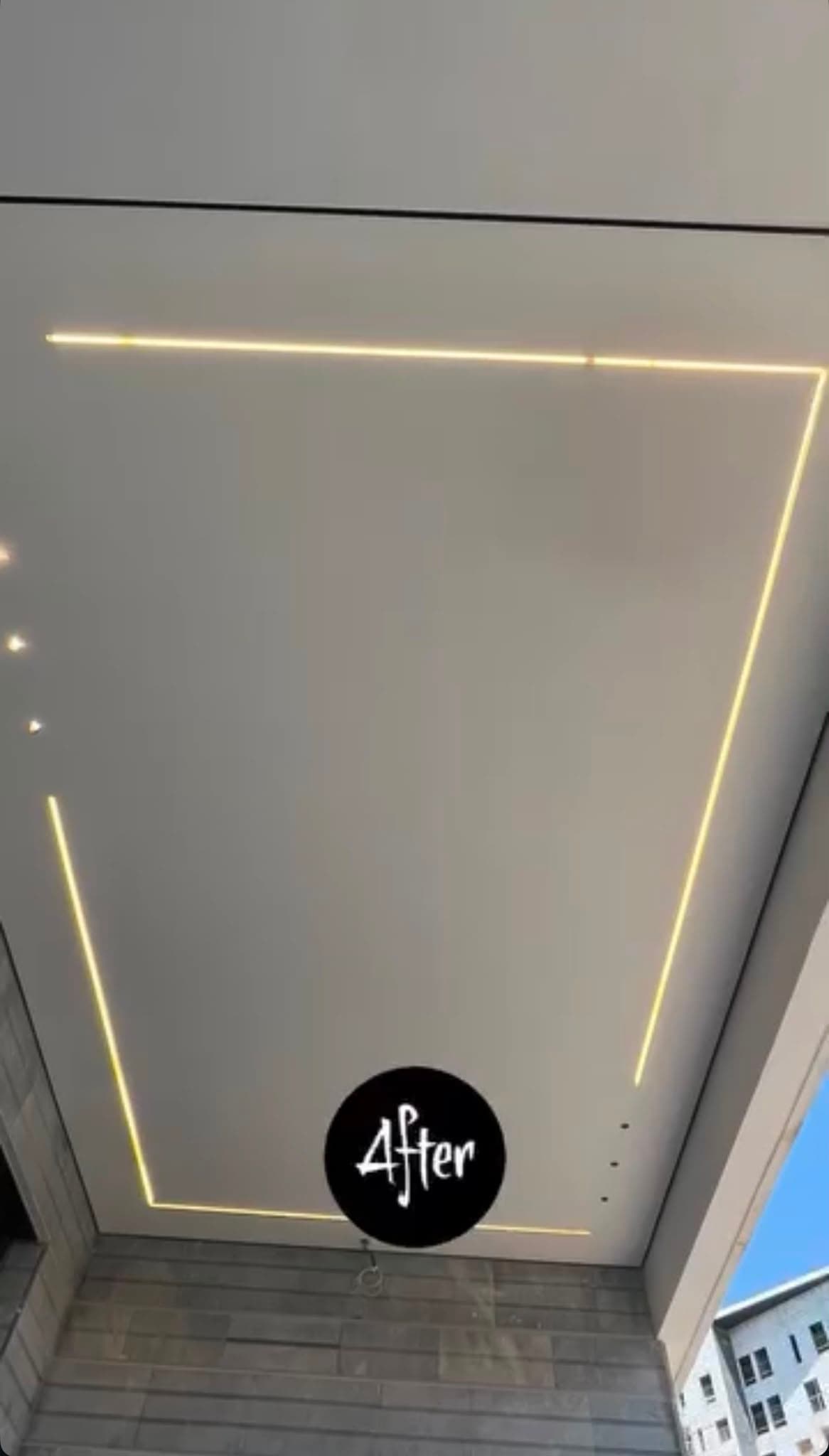 תקרת גבס — אחרי השיפוץ